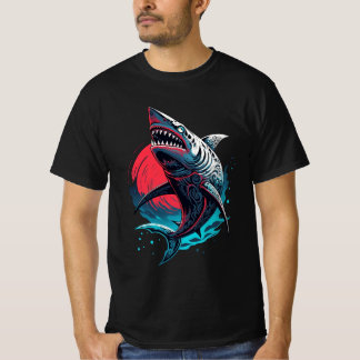 Camiseta Tubarão selvagem padrão