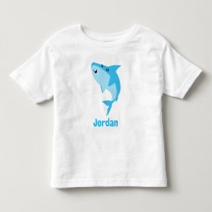 Camiseta Tubarão Sob A Fita Marinha Personalizada