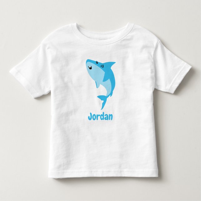 Camiseta Tubarão Sob A Fita Marinha Personalizada (Frente)