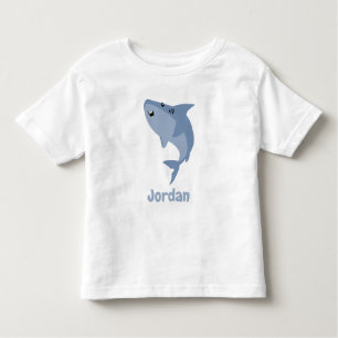 Camiseta Tubarão Sob A Fita Marinha Personalizada