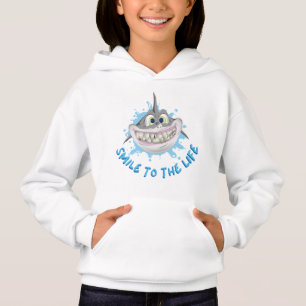 Camiseta Tubarão sorridente no estilo cartoon - Sorria para