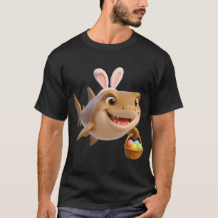 Camiseta Tubarão-Tigre-da-Areia da Páscoa