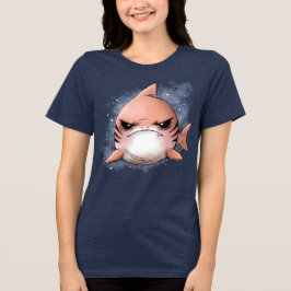 Camiseta Tubarão-Tigre Mal-Humorado