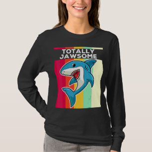 Camiseta Tubarão-Tubarão-Vaca-Colóquio Totalmente Coberto