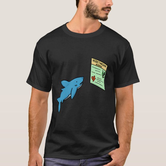 Camiseta Tubarão Veggie (Frente)