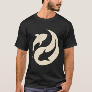 Camiseta Tubarão Yin-Yang Para Conservação Do Oceano