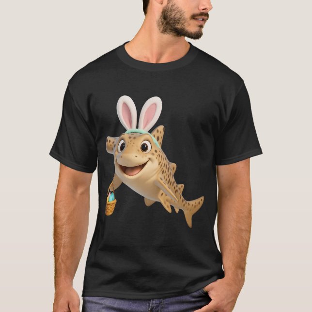 Camiseta Tubarão-zebra da Páscoa (Frente)