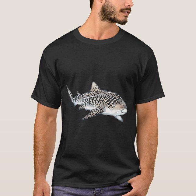 CAMISETA TUBARÃO ZEBRA/LEOPARDO (Frente)