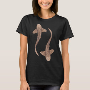 Camiseta TUBARÃO ZEBRA/LEOPARDO DUPLA -stegostoma fasciatum