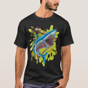 Camiseta Tubarão Zombie