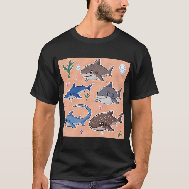 Camiseta Tubarões (Frente)