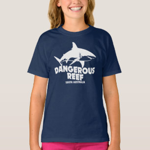 Camiseta Tubarões brancos Excelente de mergulho Scuba - Rec