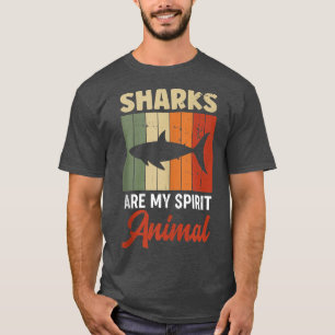 Camiseta Tubarões De Tubarão São O Meu Tanque De Animais Es