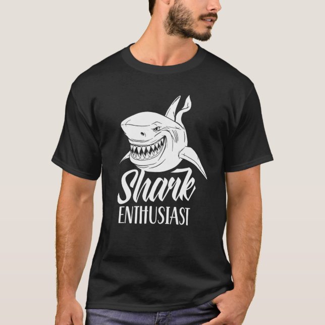 Camiseta Tubarões-Entusiasta Tubarões-Tubarão (Frente)