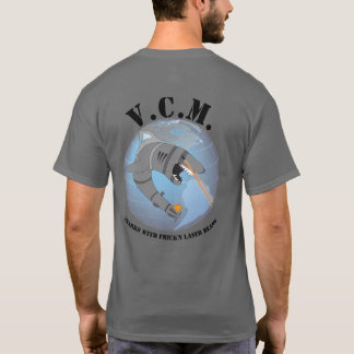 Camiseta Tubarões VATR Common Module com lasers
