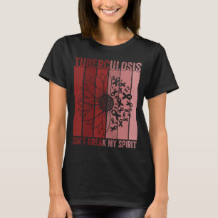 Camiseta Tuberculose não pode quebrar meu espírito girassol