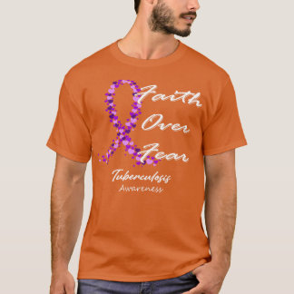 Camiseta Tuberculose Sensibilização Fé Sobre Medo Nesta Fam