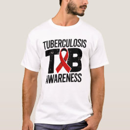 Camiseta Tuberculose Sensibilização Mês Unisex