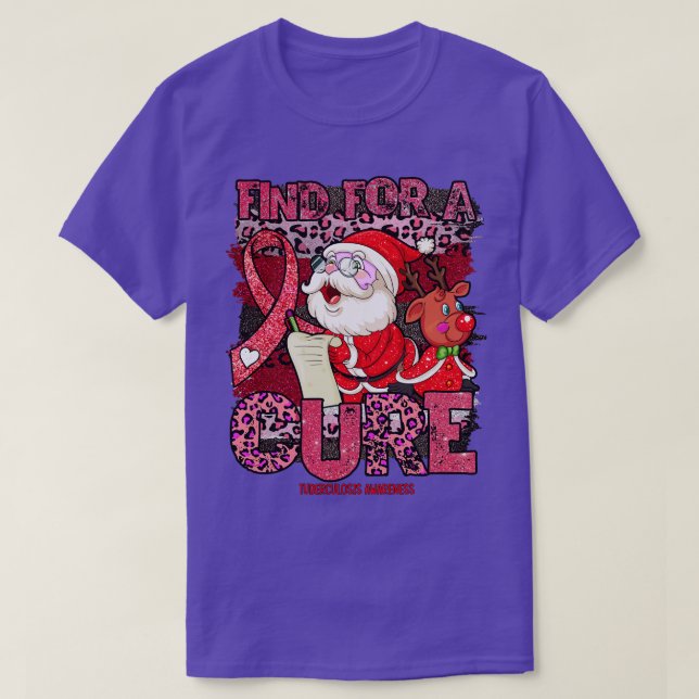 Camiseta Tuberculose Sensibilização para a cura do natal le (Frente do Design)