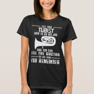 Camiseta Tubist Banda musical Jazz