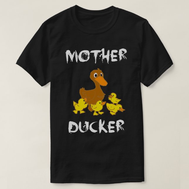 Camiseta Tubo Clássico da Mãe Ducker (Frente do Design)
