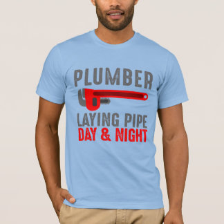 Camiseta Tubo de decantação do encanamento, dia e noite