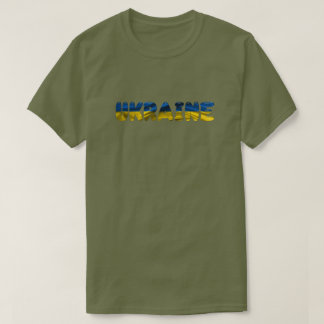 Camiseta Tubo de Solidariedade da Bandeira Ucraniana