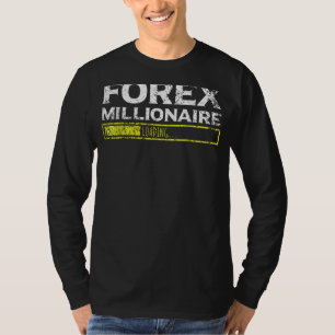 Camiseta Tubos de Motivação do Operador Forex Millionaire C