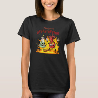 Camiseta Tubos de Teste de Química Gráfico para Professor e
