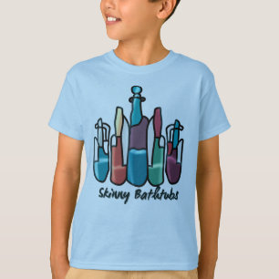 Camiseta Tubos de Teste: Os Banheiras da Ciência Esfolados 