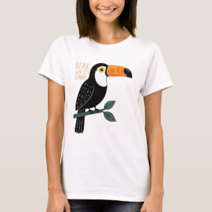 Camiseta Tucano Engraçado Piada Bico Porque É Divertido