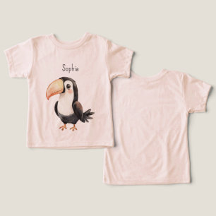 Camiseta Tucano-preto-bico-de-pêssego