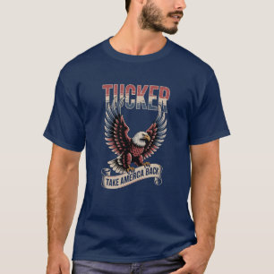 Camiseta Tucker 2028 Presidente América Primeiro