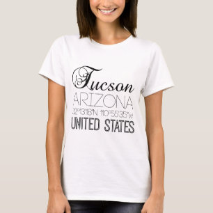 Camiseta Tucson, Arizona, elegante dos Estados Unidos