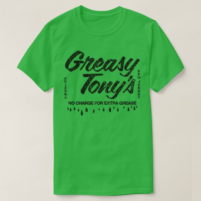 Camiseta Tucson Greasy Tonys 1978 (Frente do Design)