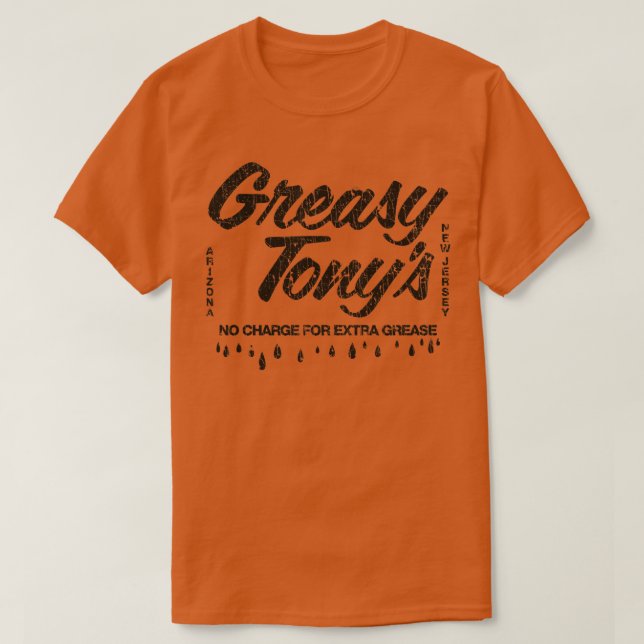 Camiseta Tucson Greasy Tonys 1978  (Frente do Design)