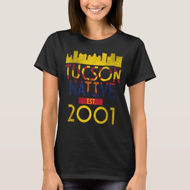 Camiseta Tucson Native Est 2001 1 (Frente)