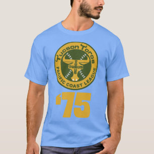 Camiseta Tucson Toros Minor League Baseball em 1975 1