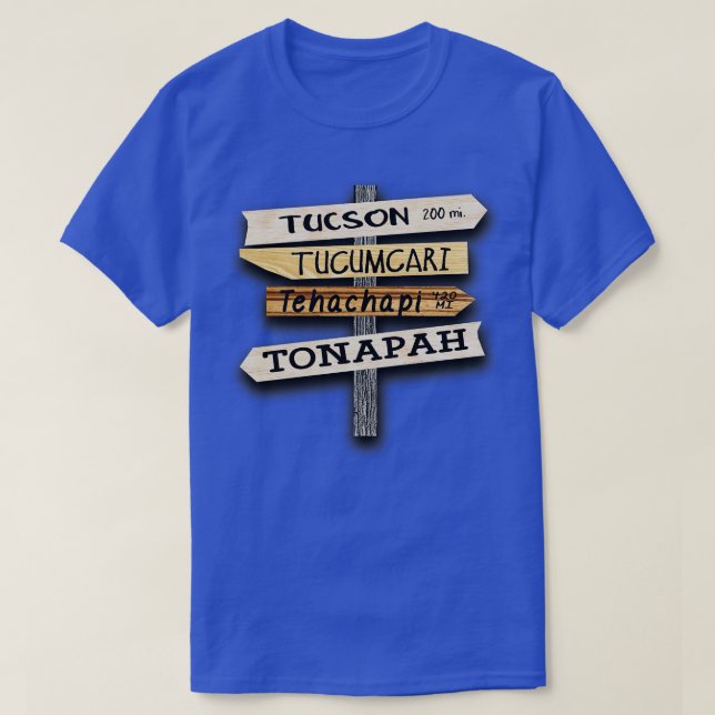 Camiseta Tucson Tucari Tehachapi Tonapah (Frente do Design)