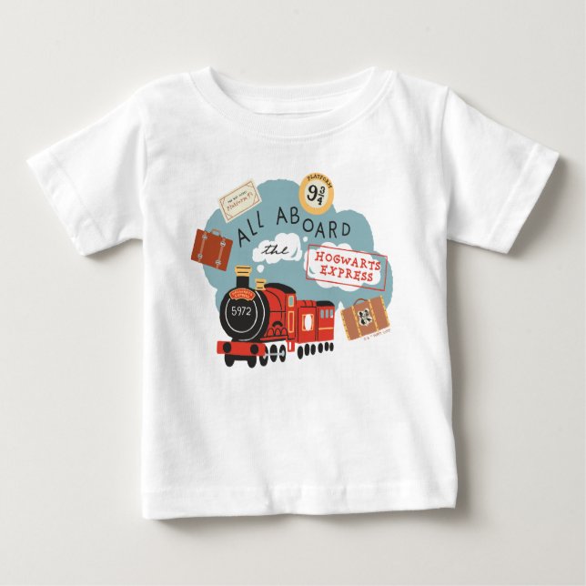 Camiseta Tudo a bordo do Hogwarts Express (Frente)
