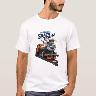 Camiseta Tudo a bordo... O comboio de snack