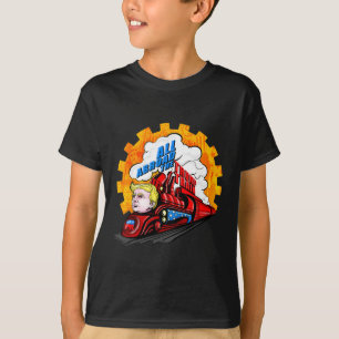 Camiseta Tudo a Bordo O Trem Trump 2024 O Futuro É Brilhant