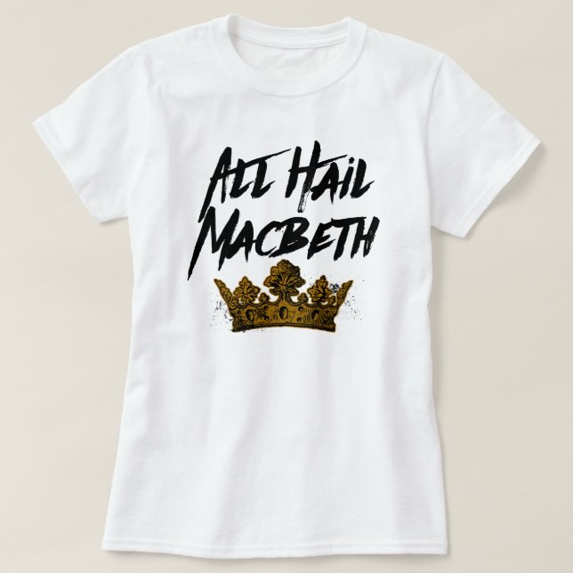 Camiseta Tudo Avante Macbeth (Frente do Design)