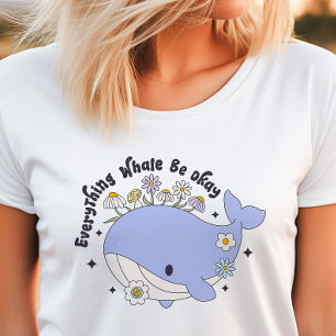 Camiseta Tudo Baleia Fica Bem