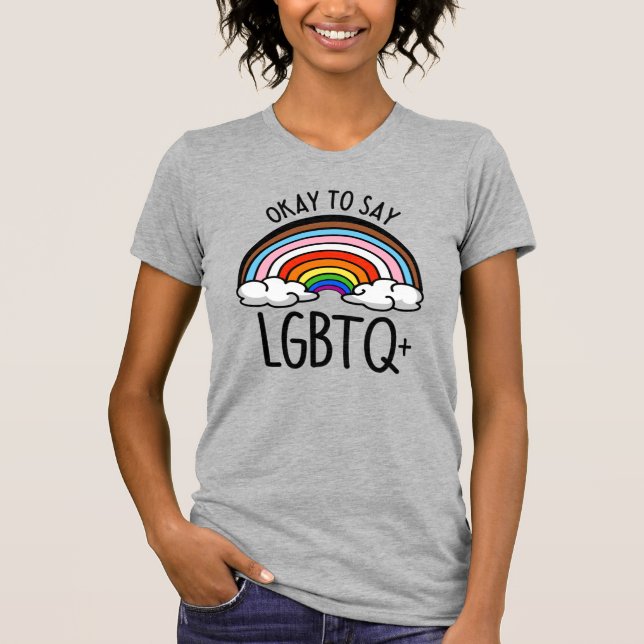 Camiseta Tudo bem dizer LGBTQ+ (Frente)