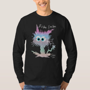 Camiseta Tudo Bem Estou Bem Tudo Está Bem  Gato Colorido