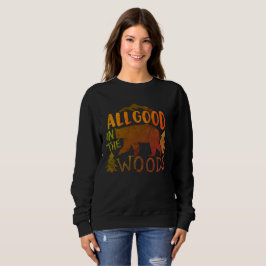 Camiseta Tudo Bem Na Floresta Urso Preto Caminhada 