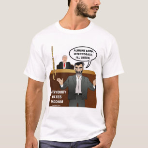 Camiseta Tudo bem parada. Interrogue. Eu escutarei