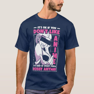 Camiseta Tudo Bem Se Você Não Gosta de Anime Amigos Amantes
