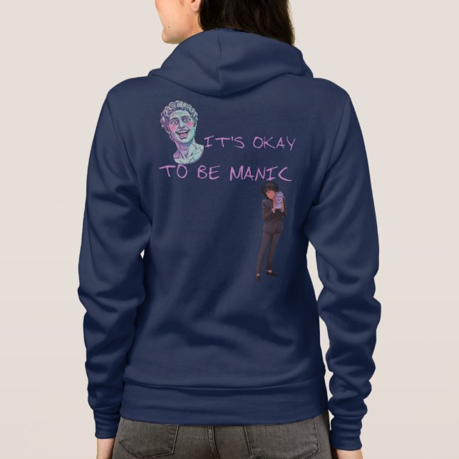 CAMISETA TUDO BEM SER MANÍACO (Verso)